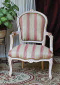 Fauteuil Cabriolet de Style Louis XV